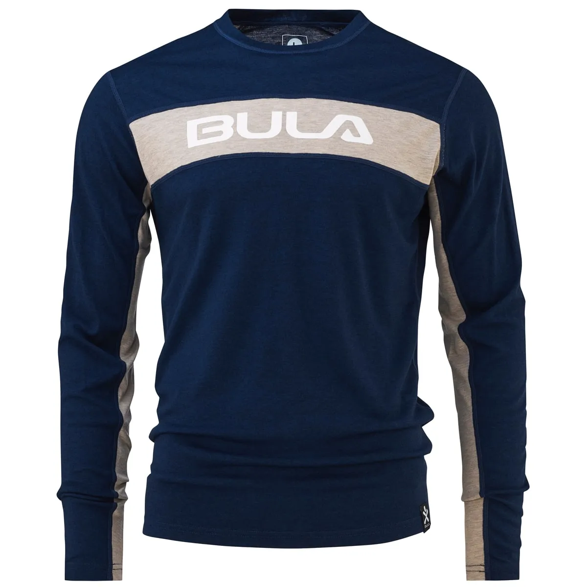 Bula Men's Retro Merino Wool Crew Navy