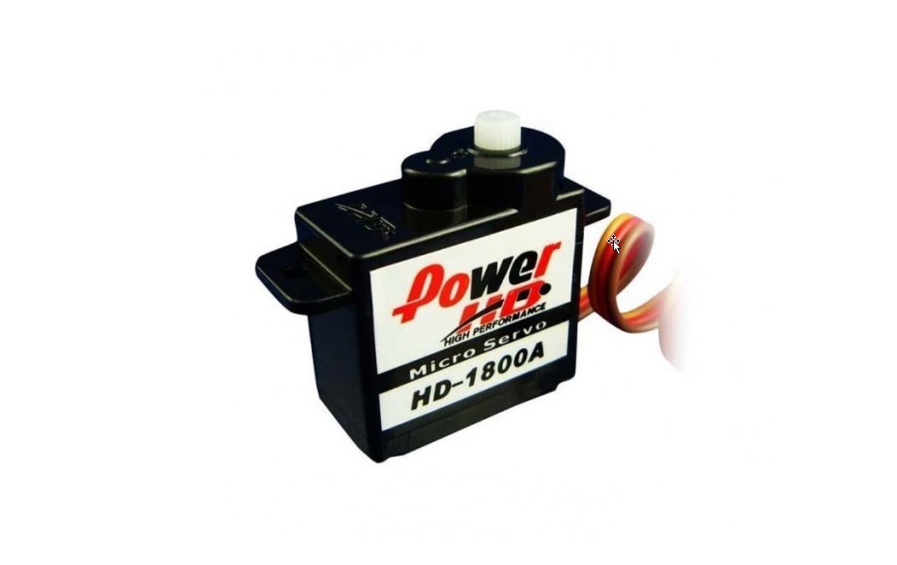 Micro Servo HD-1800A 1.3 kg, 0.08s, AnalogAnaloges Micro Servo für Flugmodelle