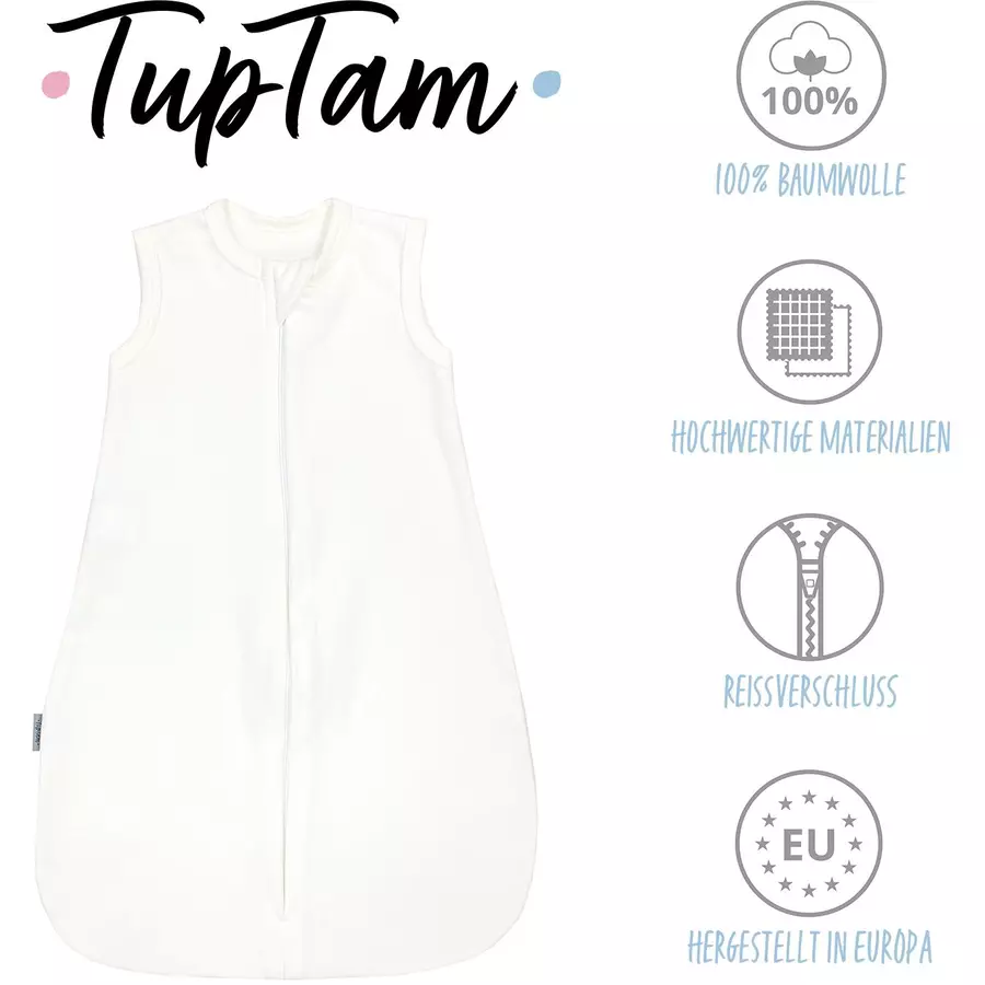 TupTam Baby Sommerschlafsack Kleine Kinder ecru