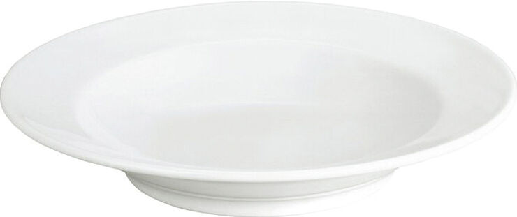 Pillivuyt Sancerre dyb pastatallerken 31,5 cm. Hvid