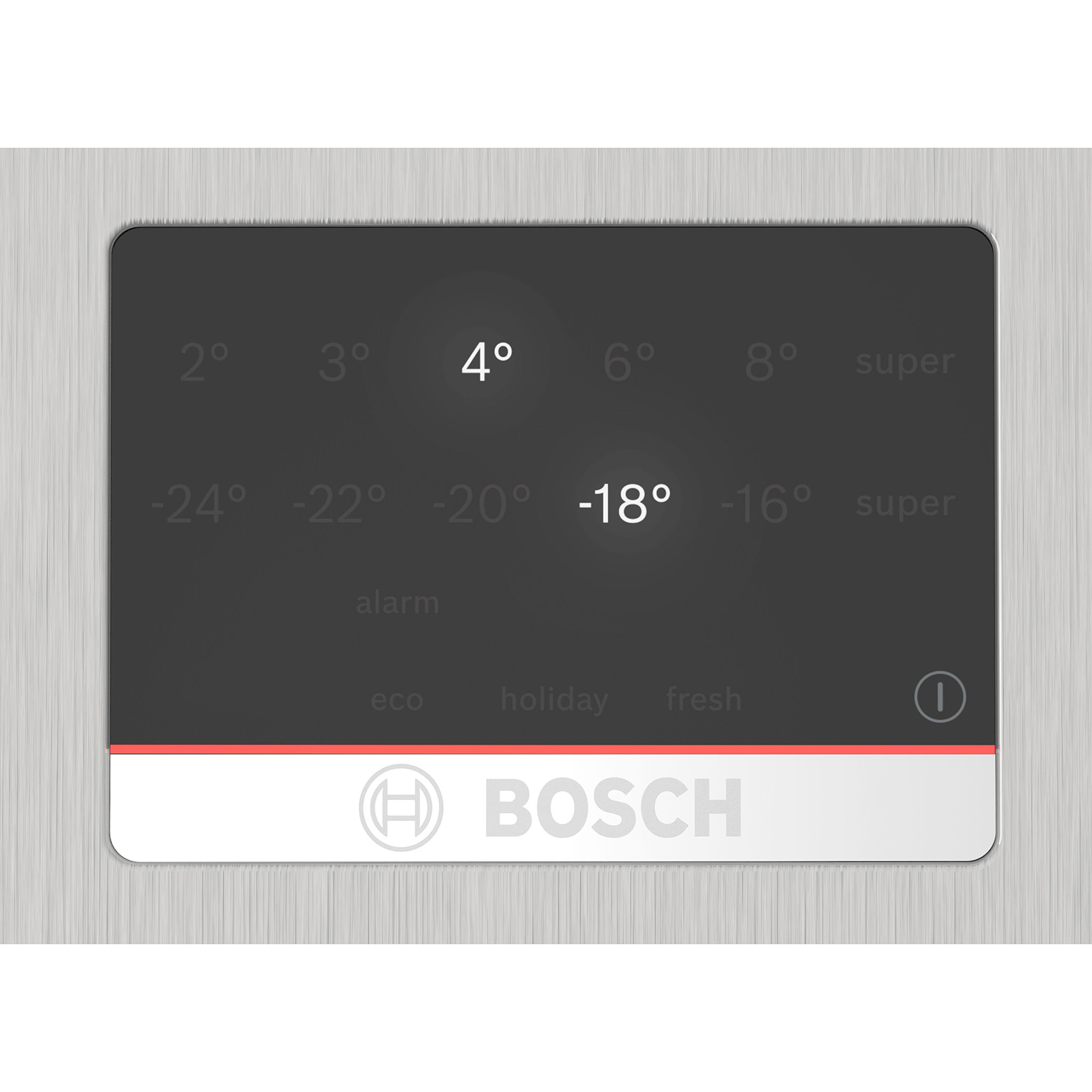 BOSCH Kühl-Gefrierkombination KGN397LDF - Edelstahl-grau - D