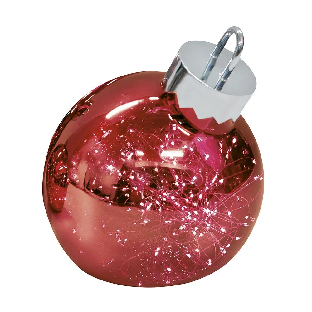 Sompex Dekorationskugle Ornament Rød Ø20 cm