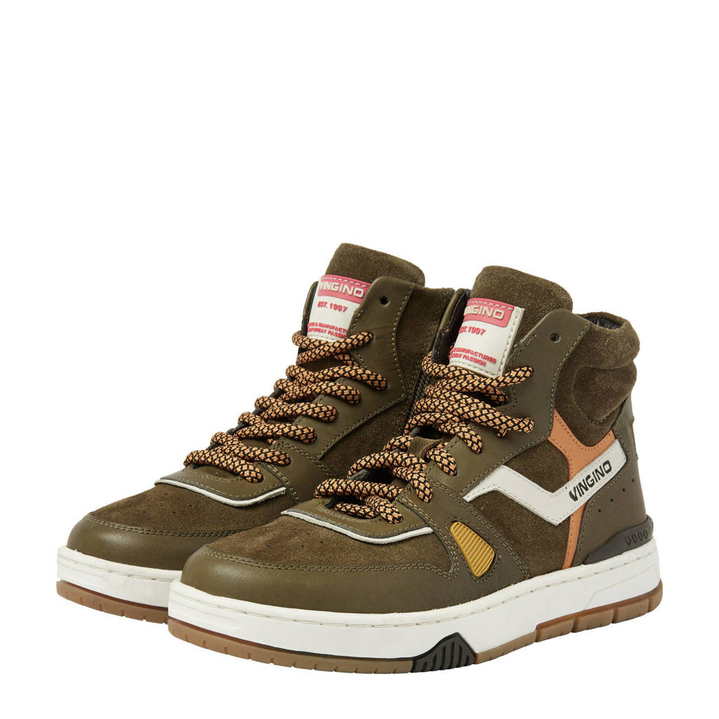 Vingino Yarileren sneakers olijfgroen