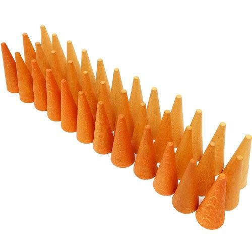 Grapat kegels oranje (36st)