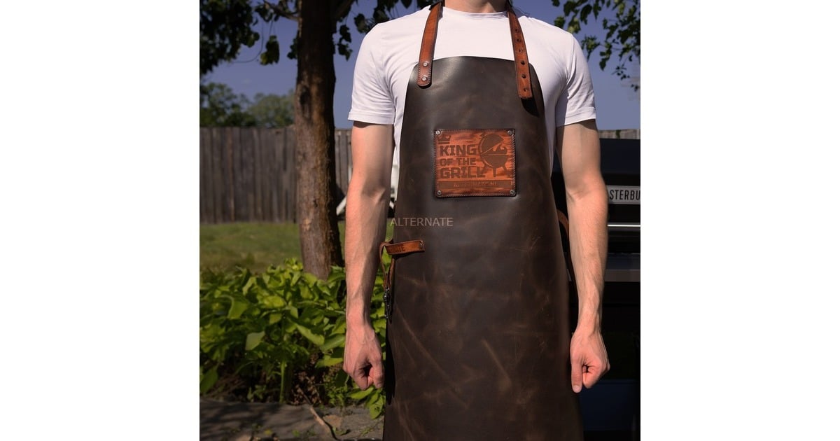 ALTERNATELederen BBQ Schort  (Bruin)