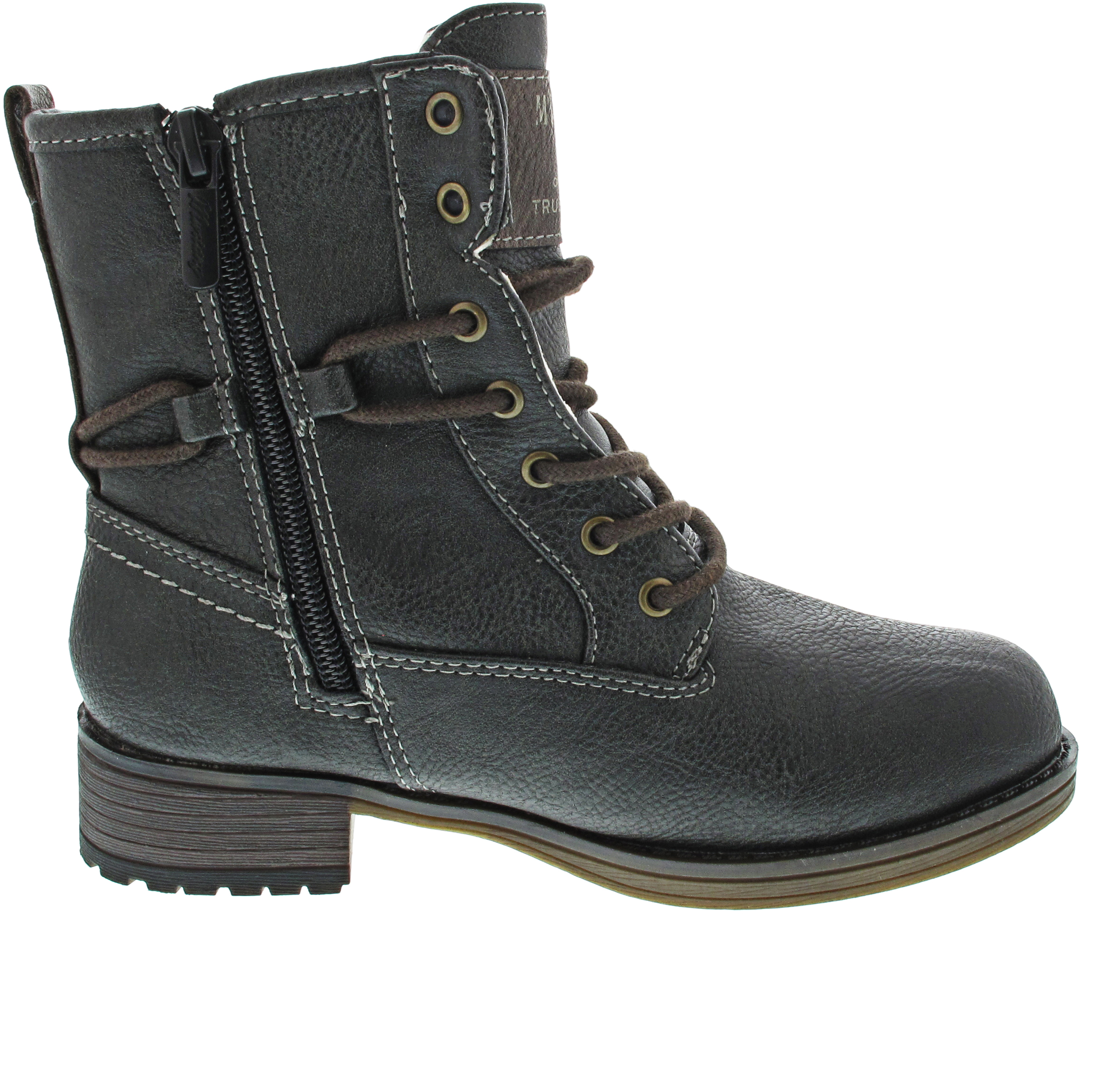 Mustang Schnürstiefel grau