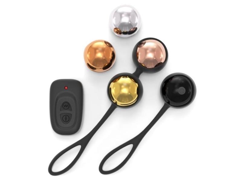 Marc Dorcel Liebeskugeln Training Balls Kit Liebeskugeln-Set mit 16 Vibrationsgeschwindigkeiten und Modi