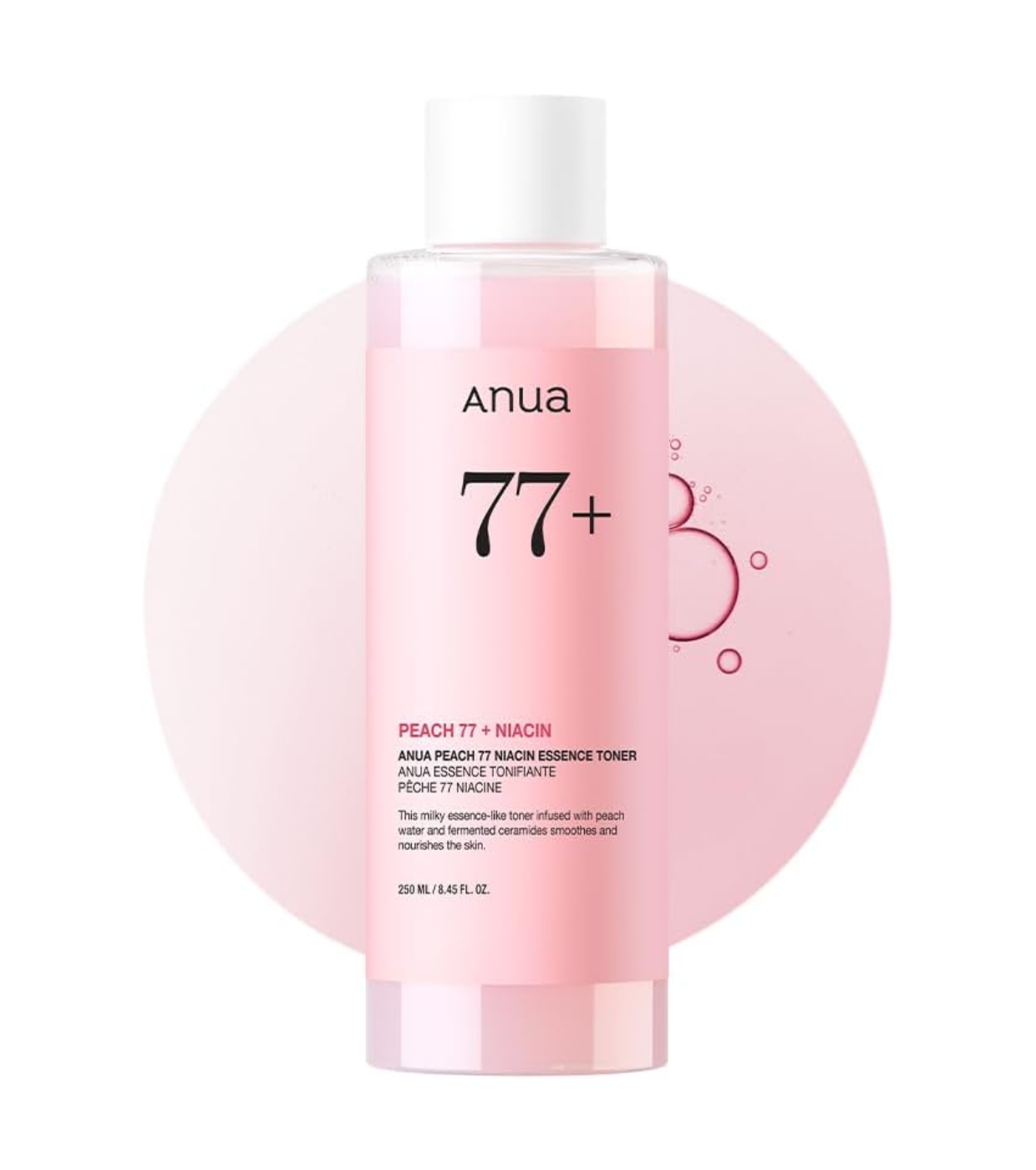 Anua - Tônico Facial Iluminador Peach 77 Niacin Essence