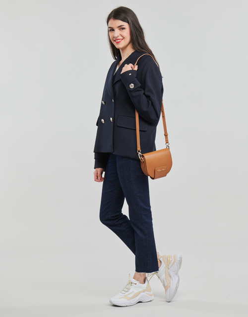Tommy Hilfiger - WOOL BLEND DB PEACOAT - Marine