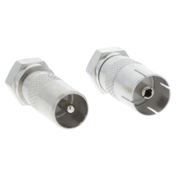 Q-Link coax adapter 1MA/FCON 1FEM/FCON binnendraad