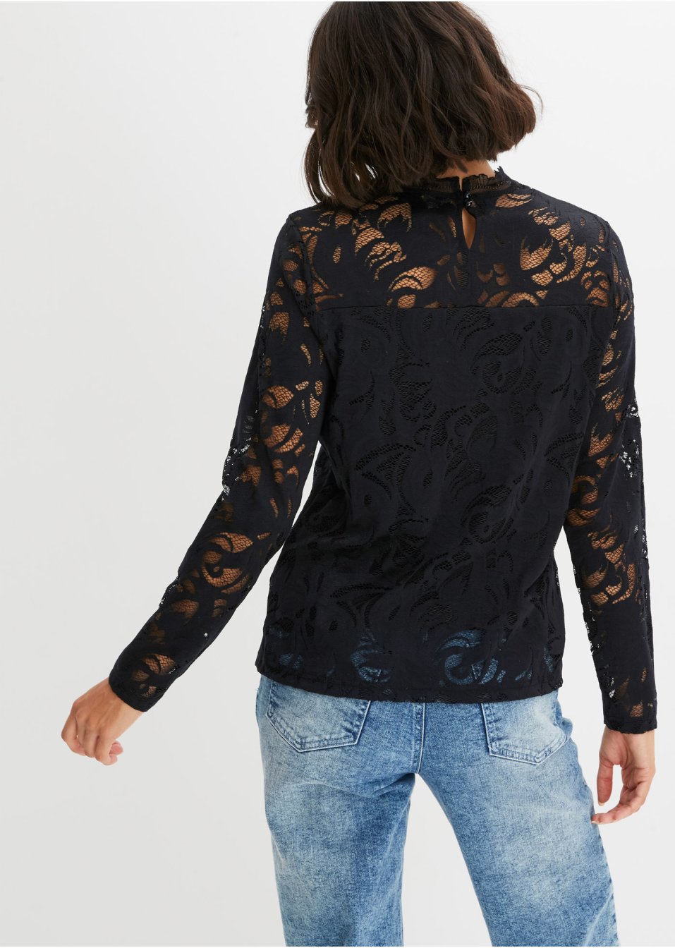Blouse ample en dentelle