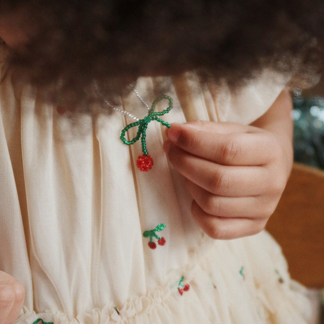 Konges sløjd ketting en armband - cherry