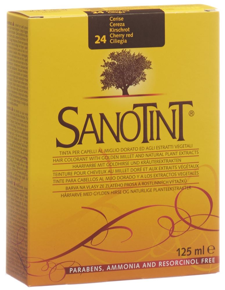SANOTINT Haarfarbe<br>1 Stück, 24 kirschrot