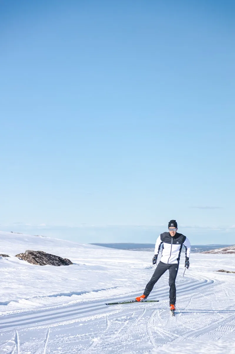 Hellner Men's Suola XC Ski Jacket Black/White