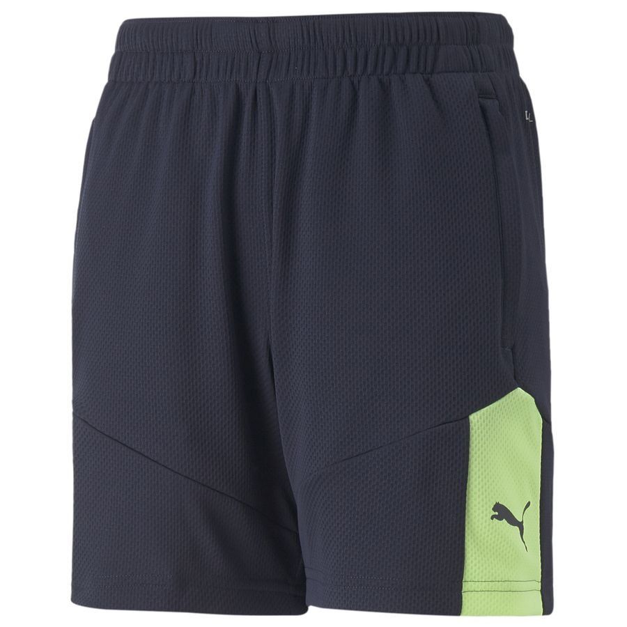 PUMA Short d'Entraînement IndividualFINAL - Bleu/Vert Enfant