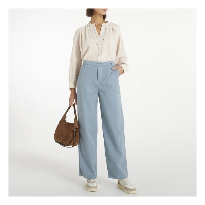 Xirena Pantalon Baylor Twill | Bleu