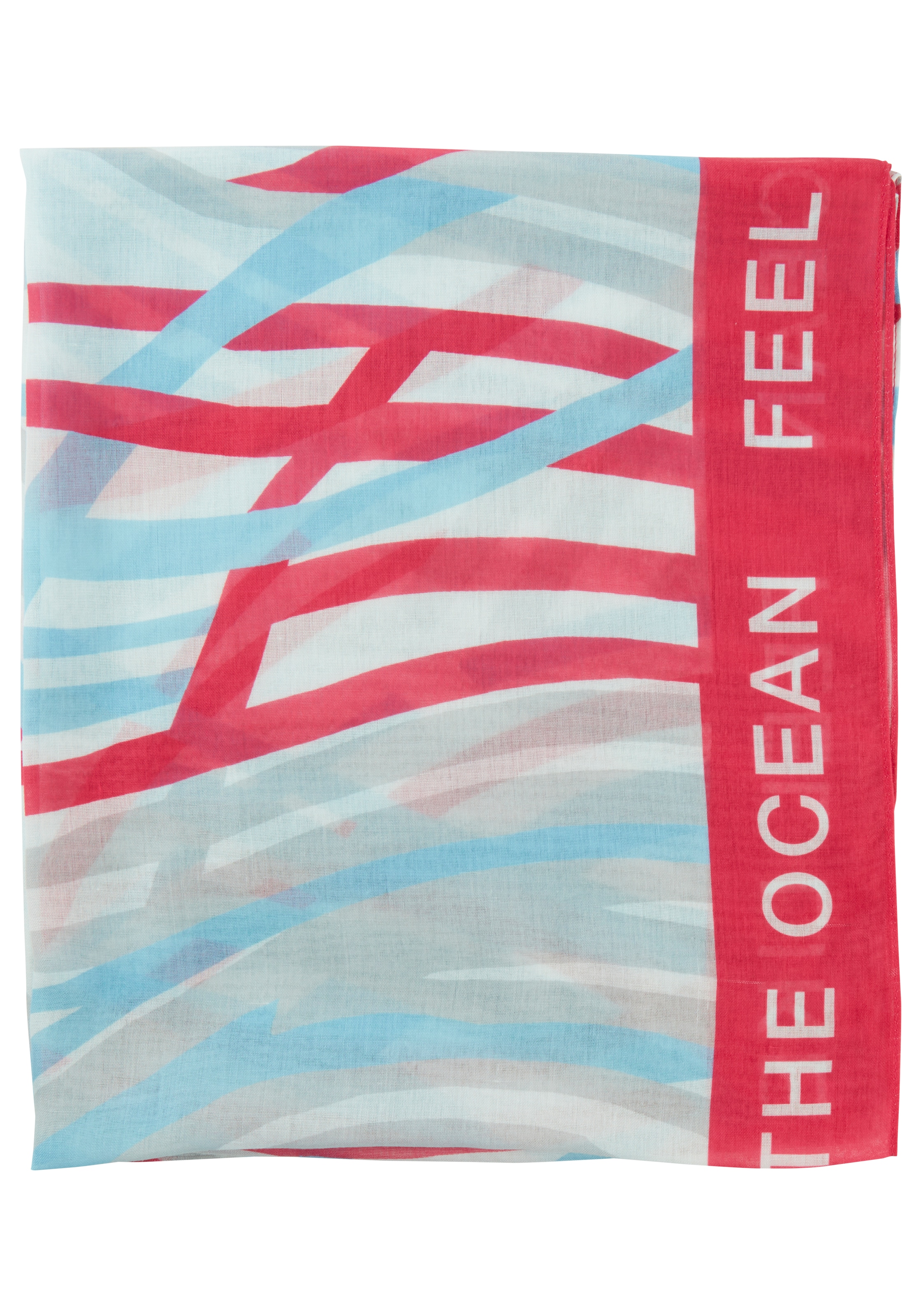 Laura Scott Loop im maritimen Look mit Streifen & Schrift - NEW