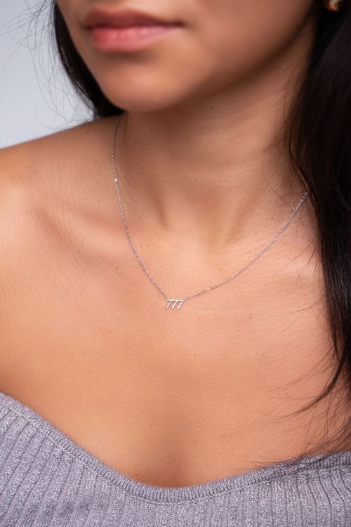 Angel number 777 ketting