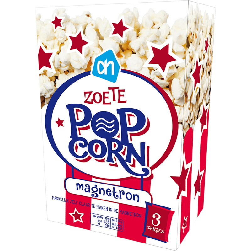 AH Magnetron Popcorn Zoet