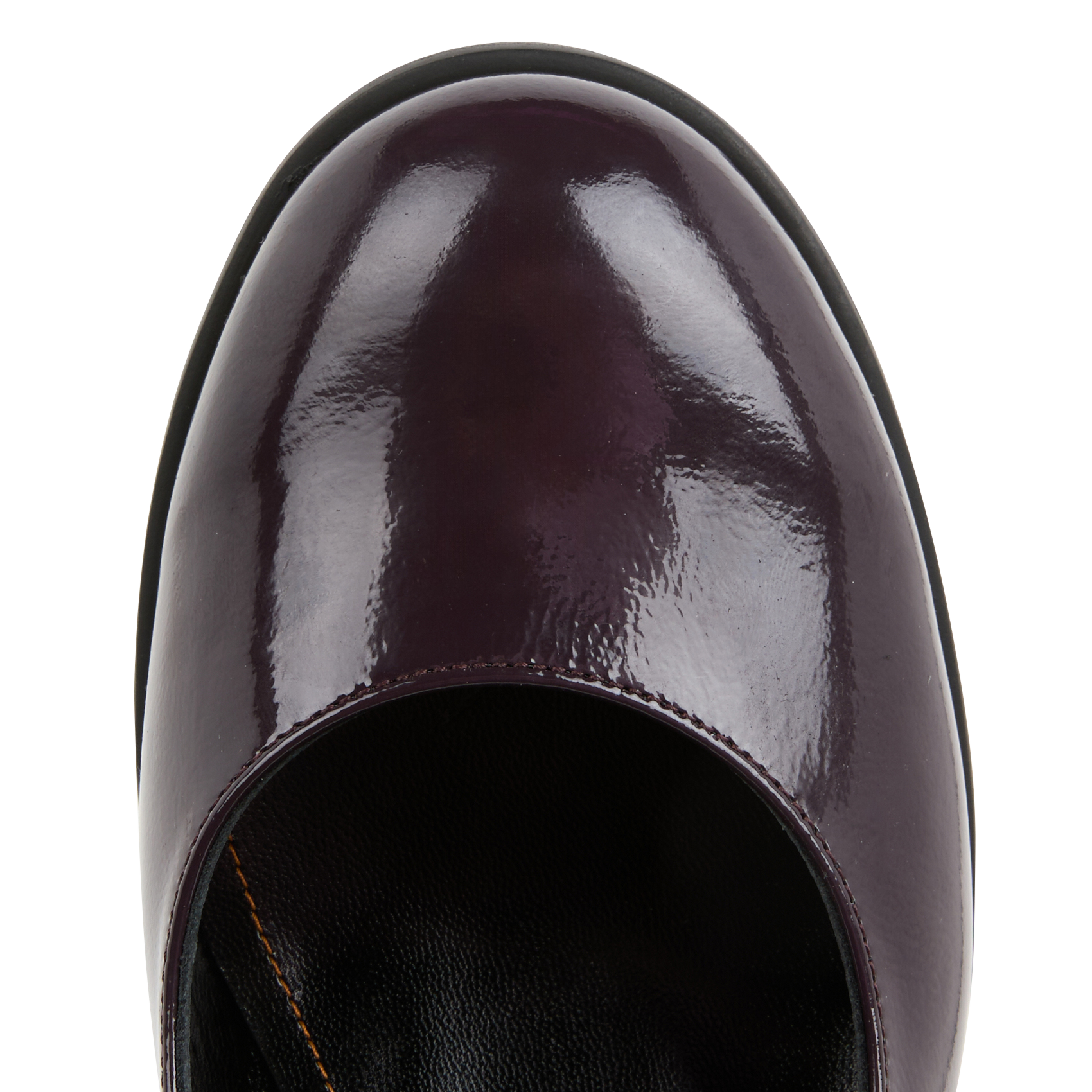 ARIA - Babies à talons en cuir | Violet