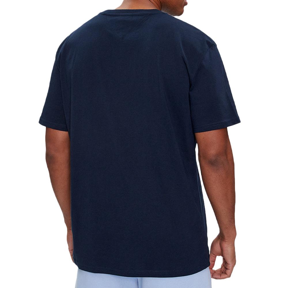 Tommy Hilfiger T-shirt Marine Foncé Homme Tommy Hilfiger Linear