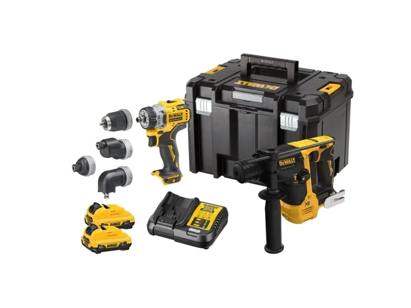 DEWALT COMBO KIT 12V DCK2101L2T (DCH072 DCD703) 2x3.0Ah TSTAK