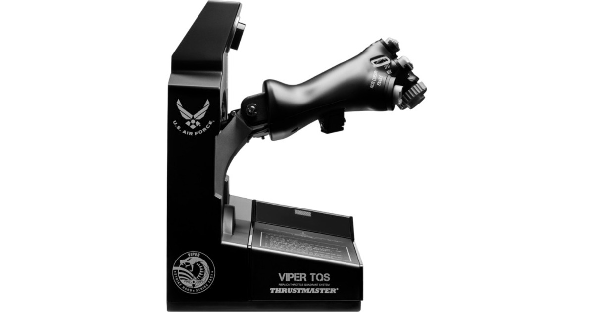 ThrustmasterViper TQS joystick  (Zwart)