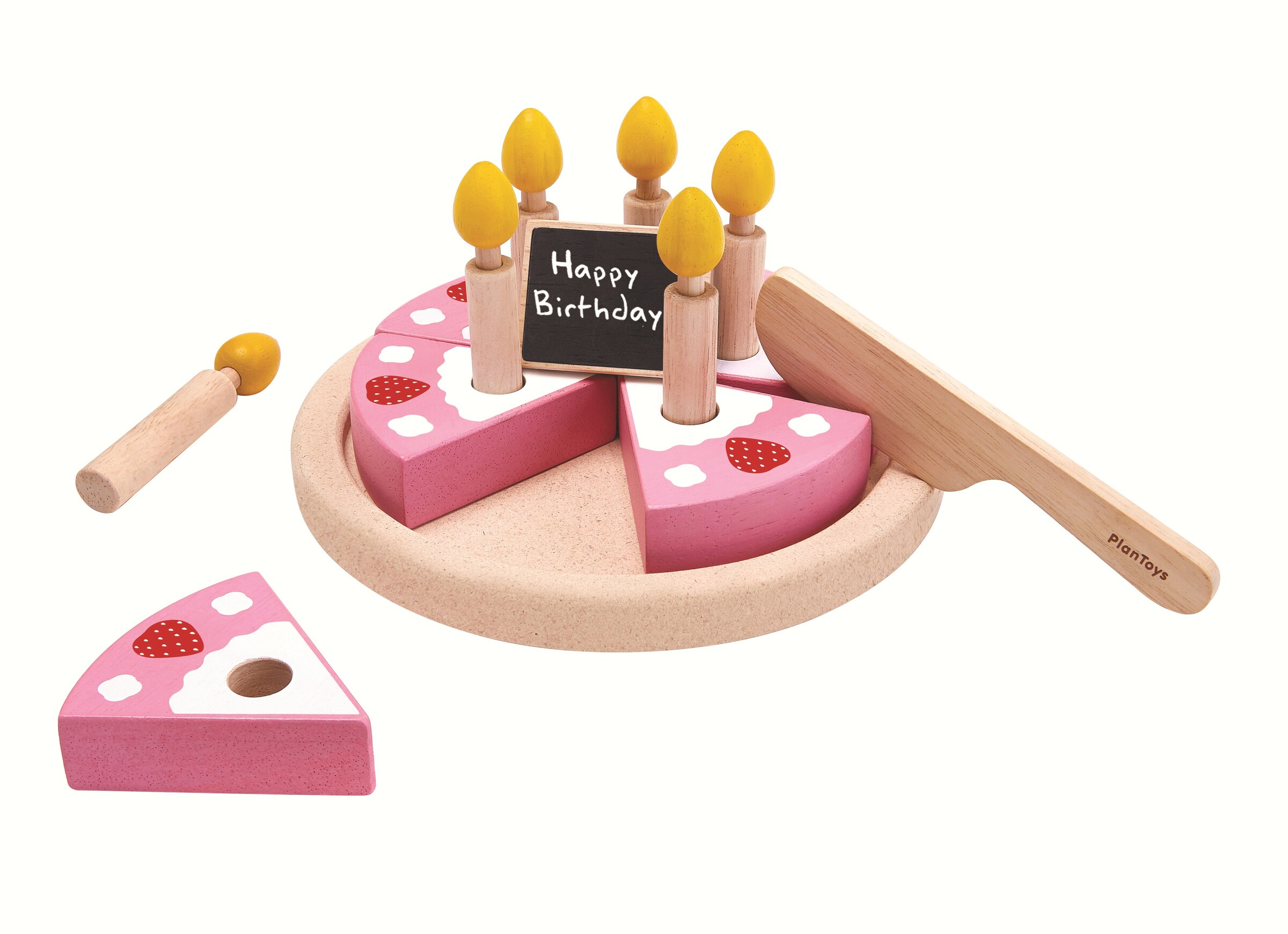 PlanToys Geburtstagskuchen Set