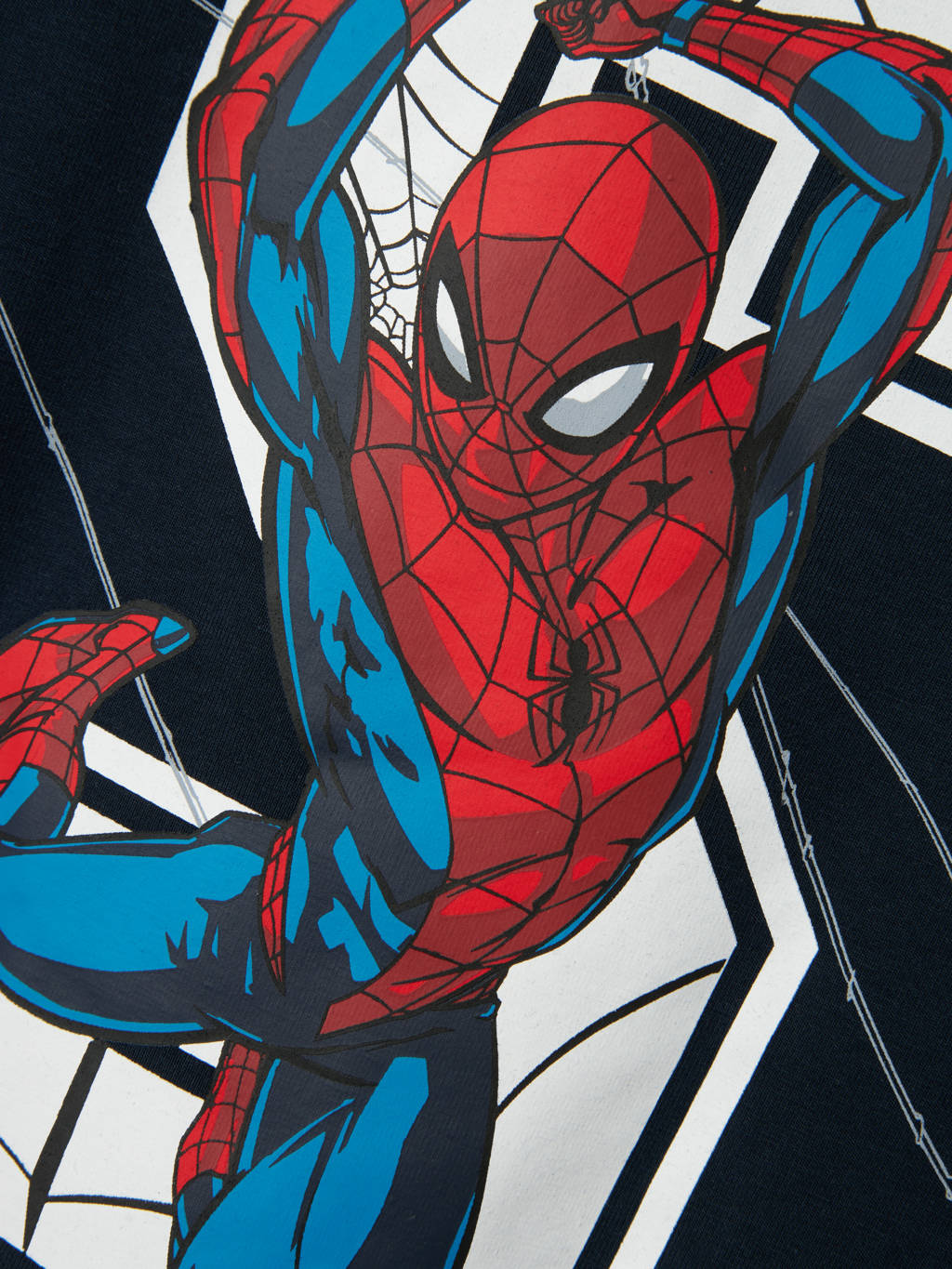 NAME IT Spiderman longsleeve donkerblauw