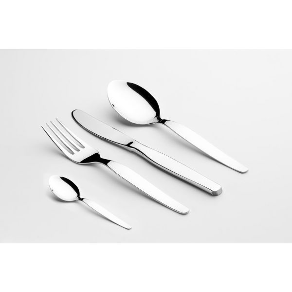 Utilinox Set 12 Faca 3MM Bife, Churrasco, Serrilhada Liso Inox
