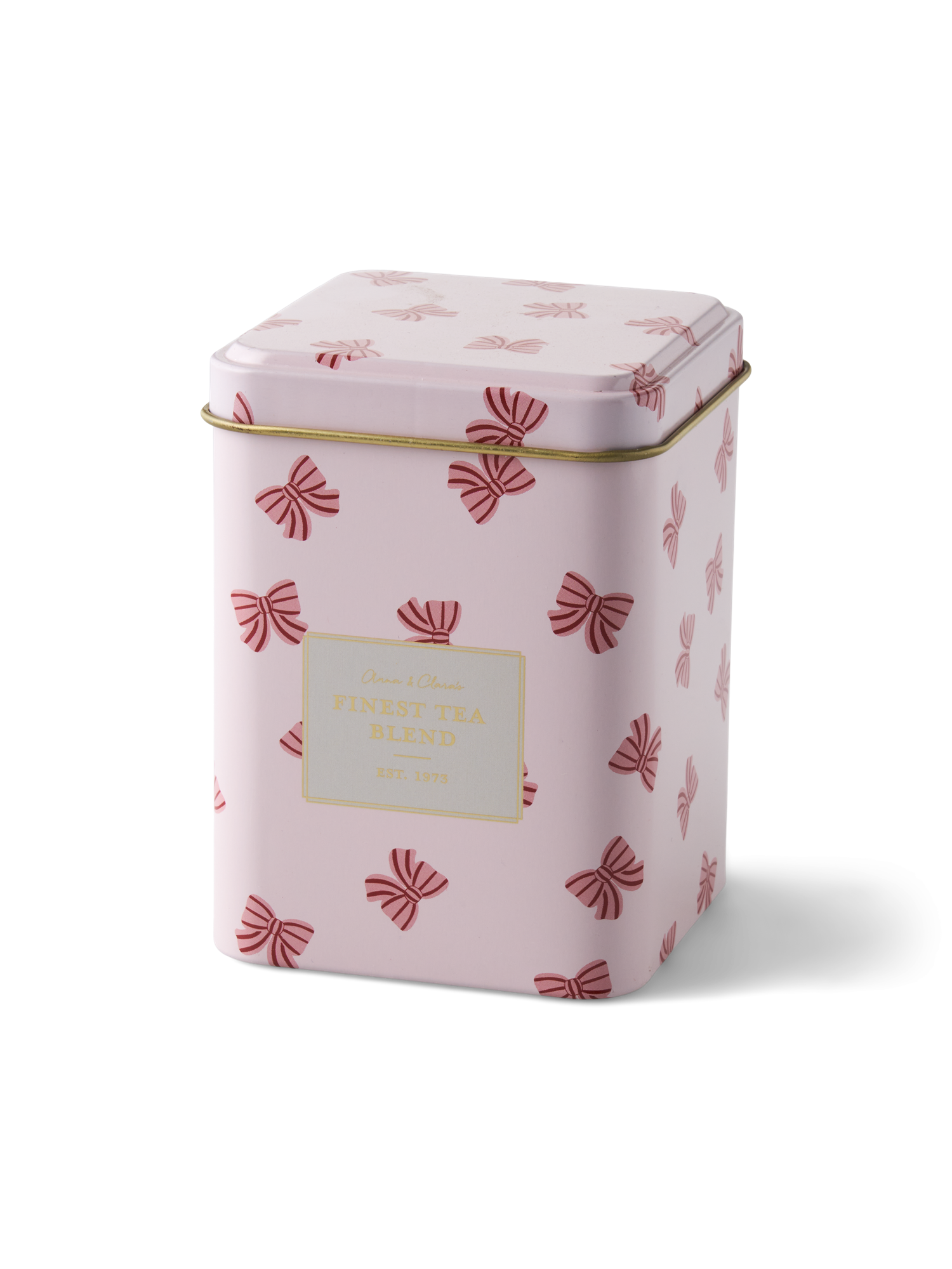 Tedåse | Tin. 8 x 8 x 10 cm. | Rose