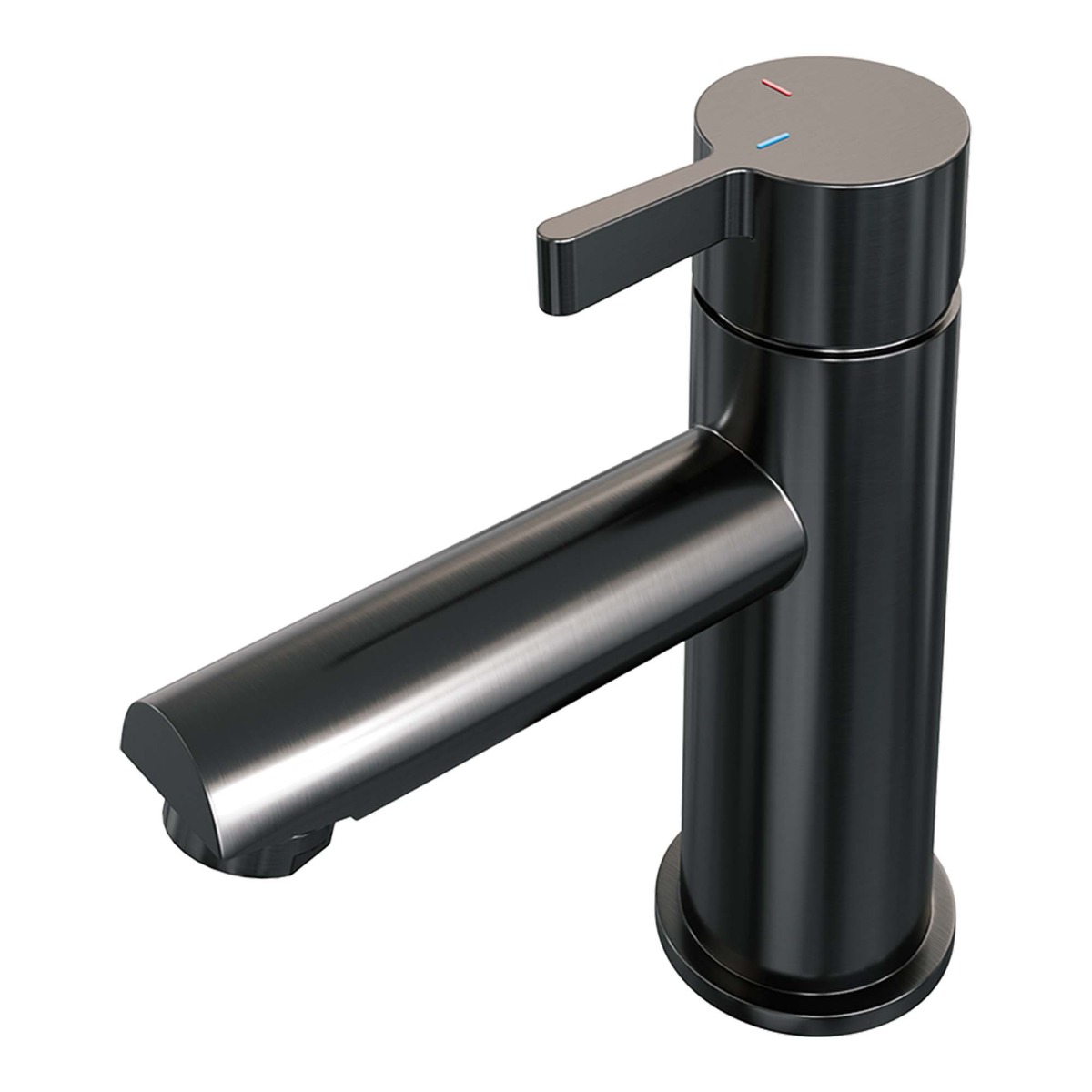 Brauer Gunmetal Edition ColdStart wastafelkraan energy-saving model E gunmetal geborsteld PVD