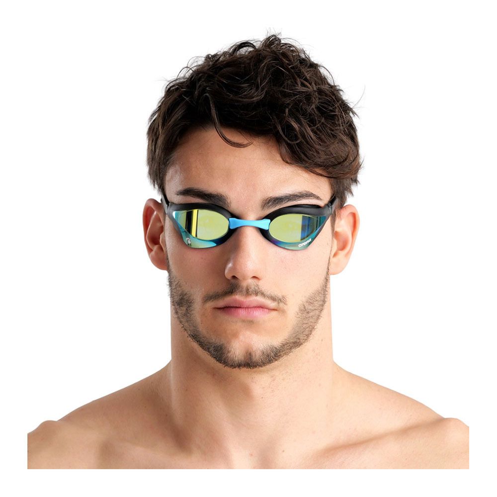 Arena COBRA CORE SWIPE MIRROR - Lunettes natation blue/white