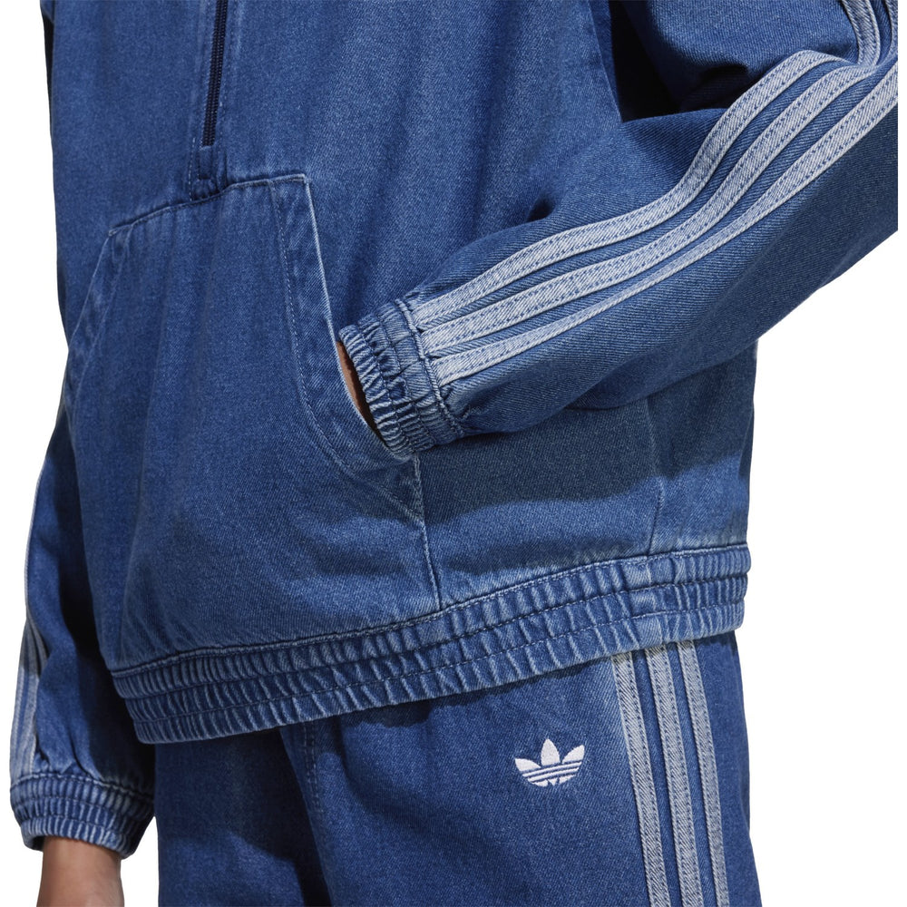 Køb adidas Originals Medium Blue Denim Jakke