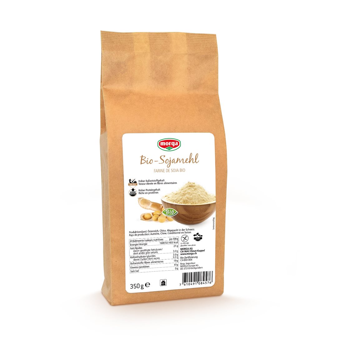 MORGA Sojamehl glutenfrei Bio Btl 350 g