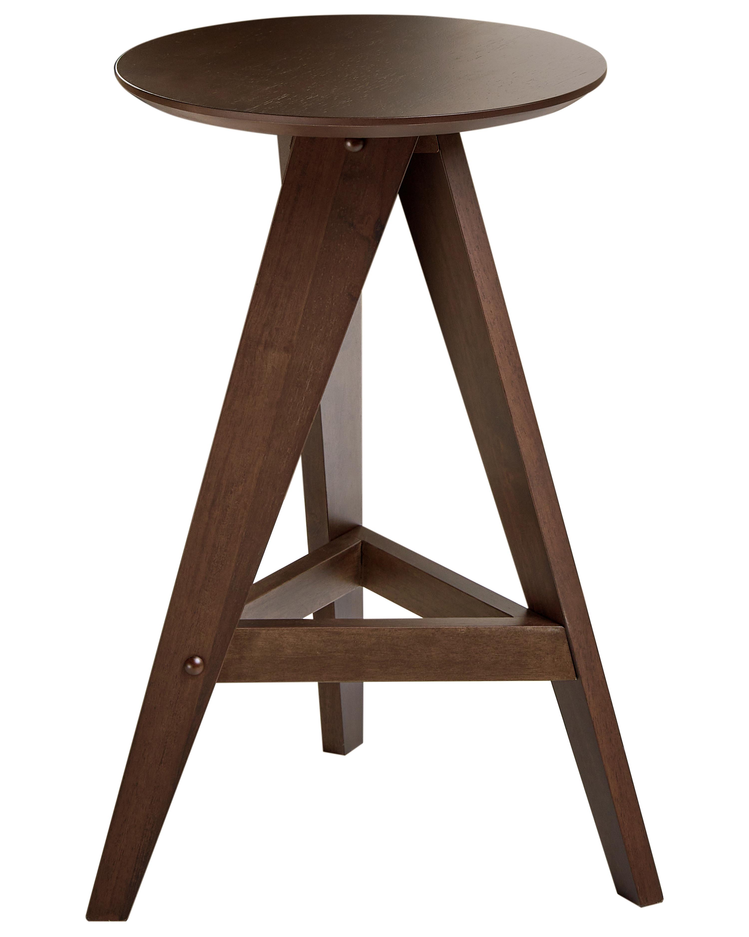 Set van 2 barkrukken AROMA Hout Donkerbruin