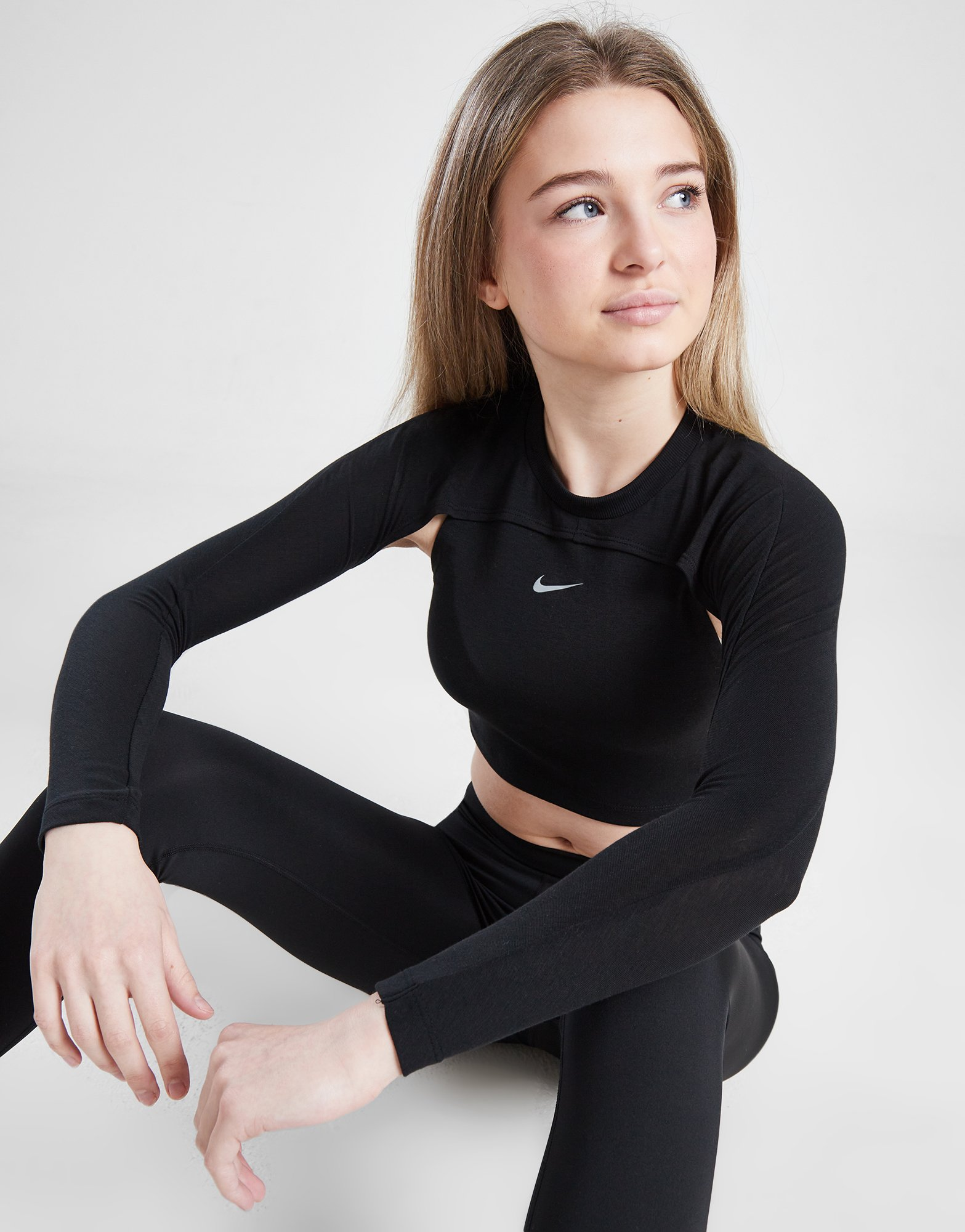 Nike T-shirt Manches Longues Cutout Junior