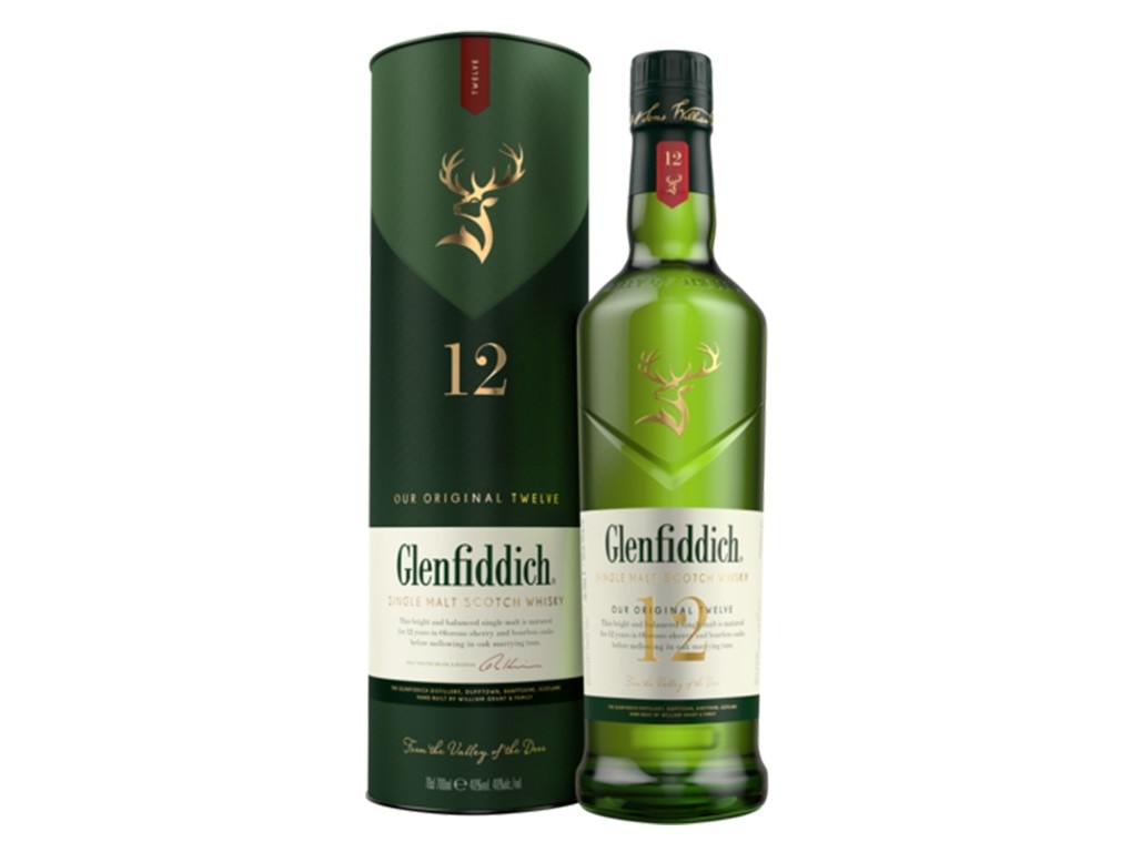 WHISKY GLENFIDDICH MALTE 12 ANOS 0.70L