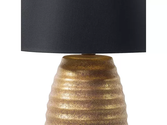 Lampe à poser EBRO Porcelaine Doré