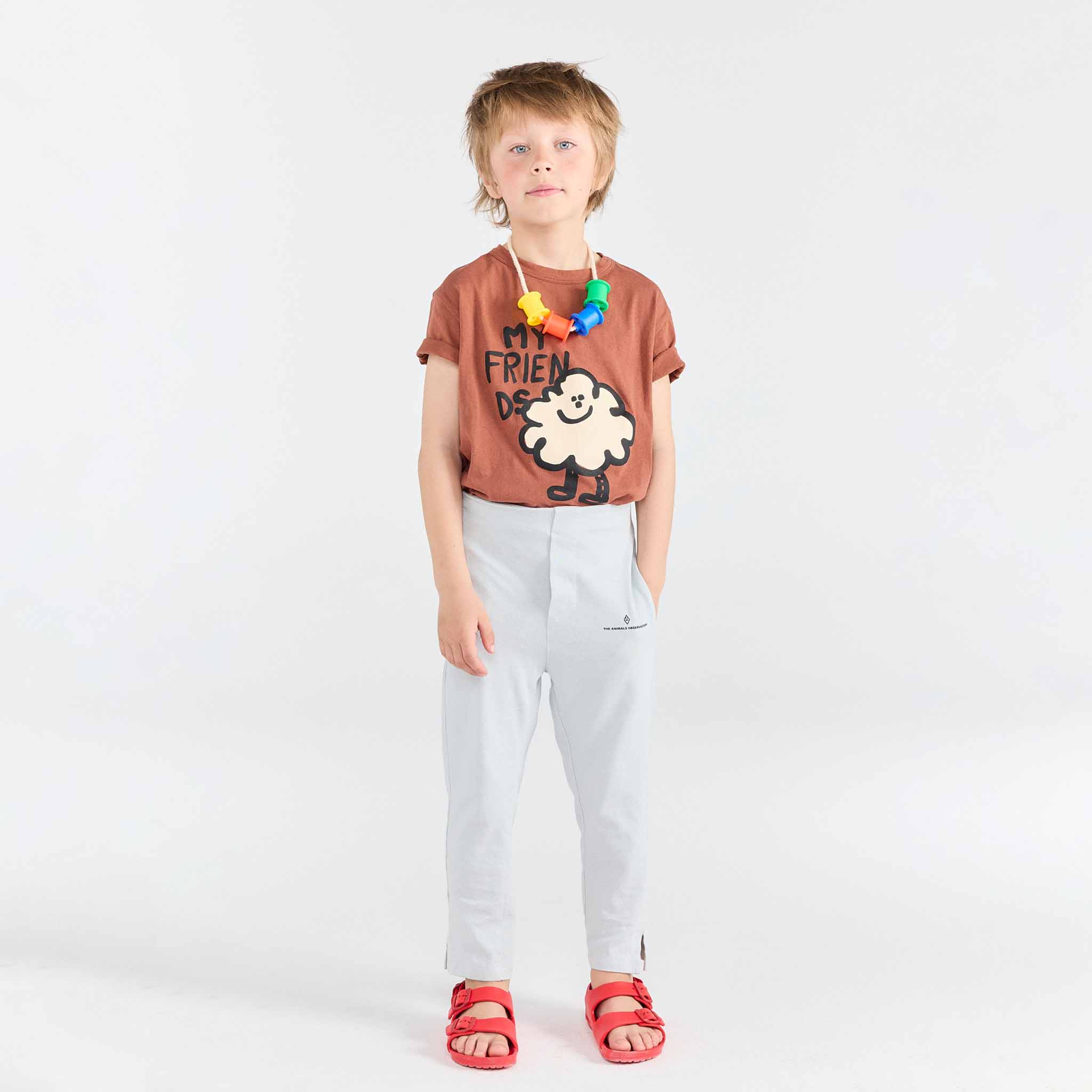 T-Shirt Rooster Brown