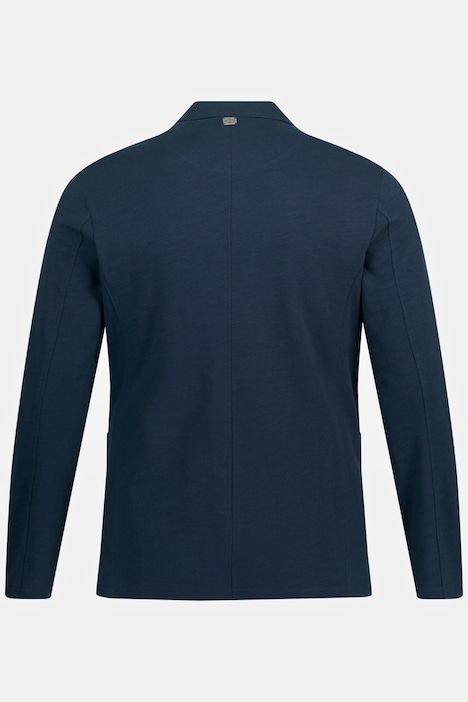 Sweat-Sakko, Flamm-Sweat, Revers, aufgesetzte Taschen