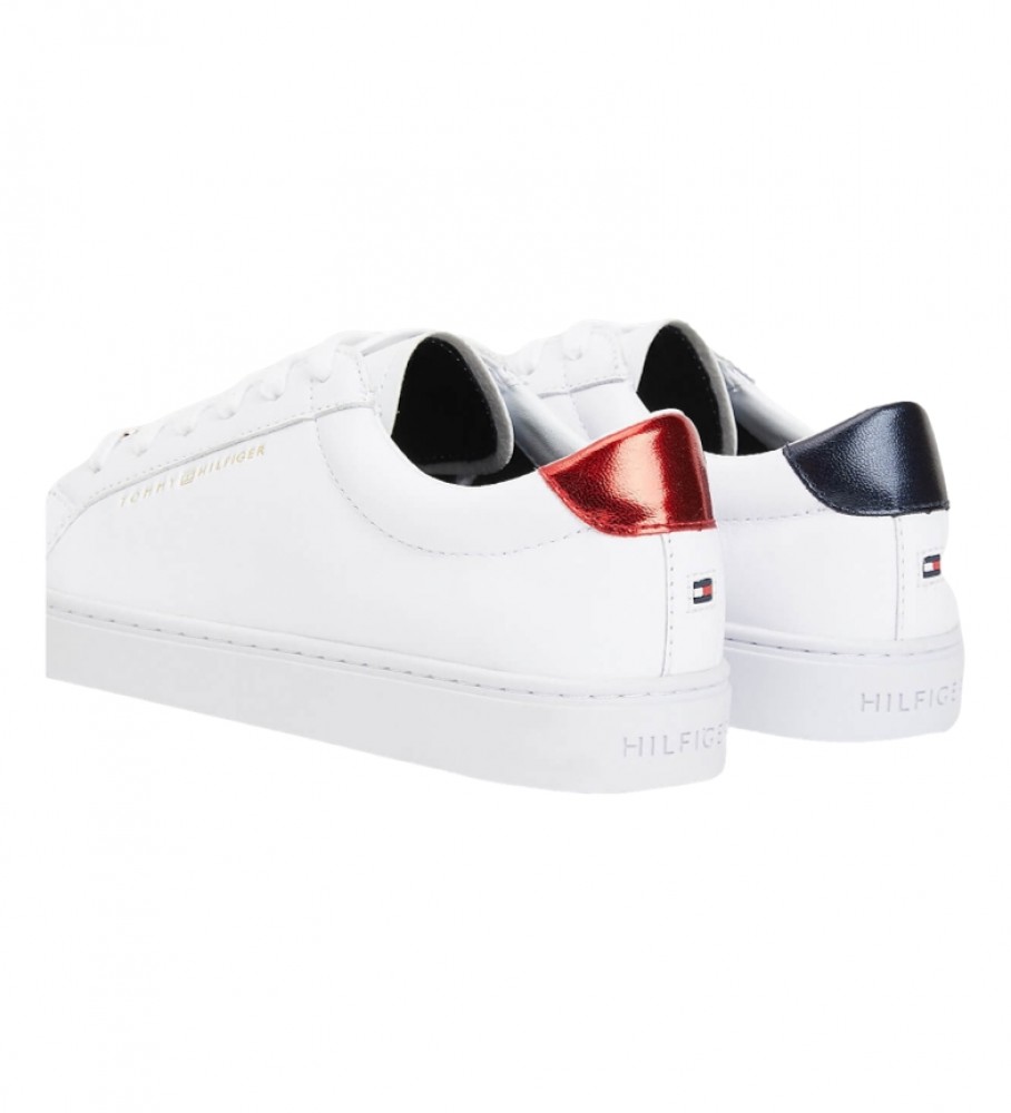 Tênis Tommy Hilfiger Essential de couro branco