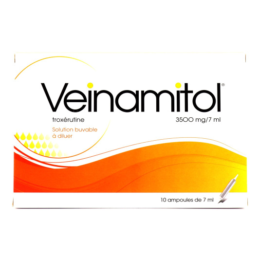 Veinamitol 3500 mg - Jambes lourdes - Pharmacie des Drakkars
