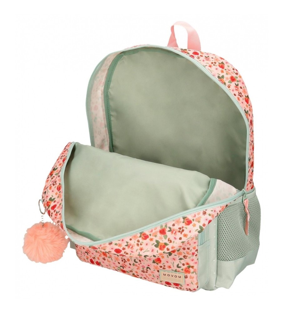 Joumma Bags Mochila MovomRomantic Girl con carro verde -31x42x13cm-
