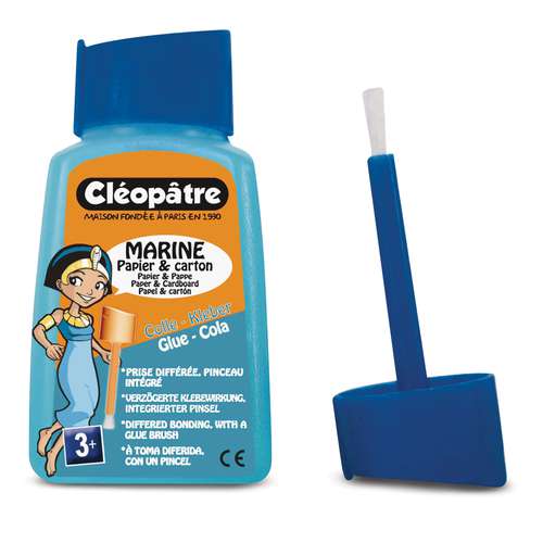 Cléopâtre Marine Klebstoff Schulpackung