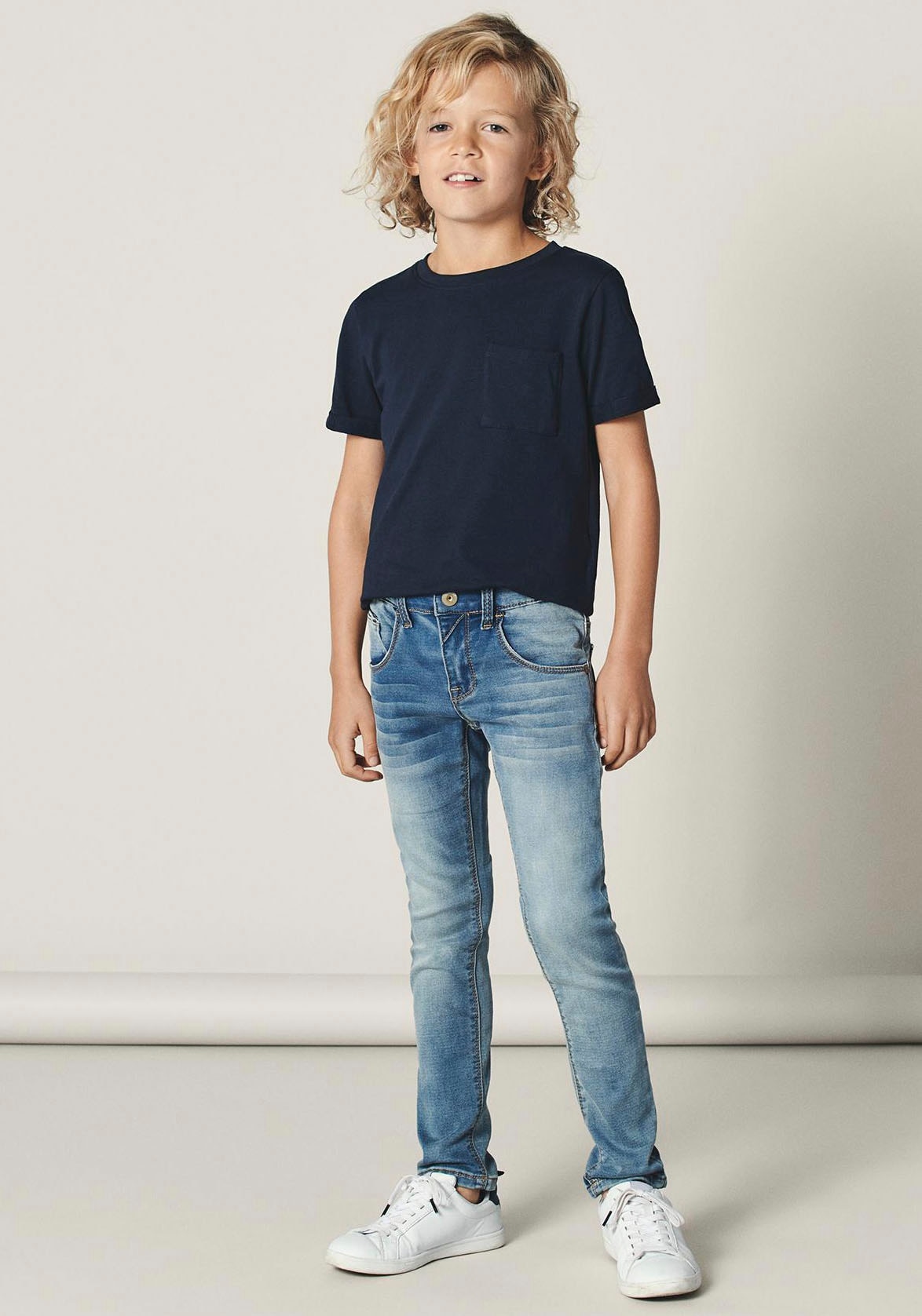 Name It Stretch-Jeans »NKMTHEO DNMTHAYER COR1 SWE PANT«