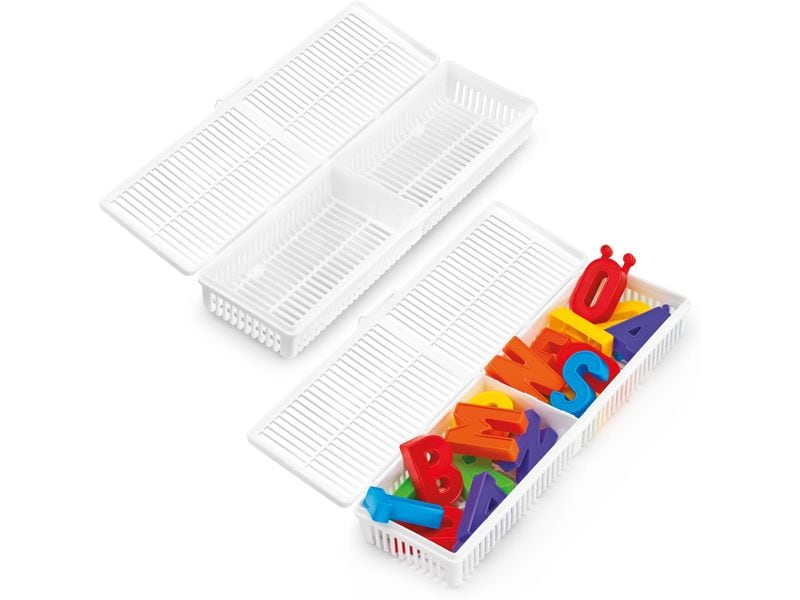 Quercetti Magnetische Buchstaben mit Tafel Lernspielzeug für Kinder