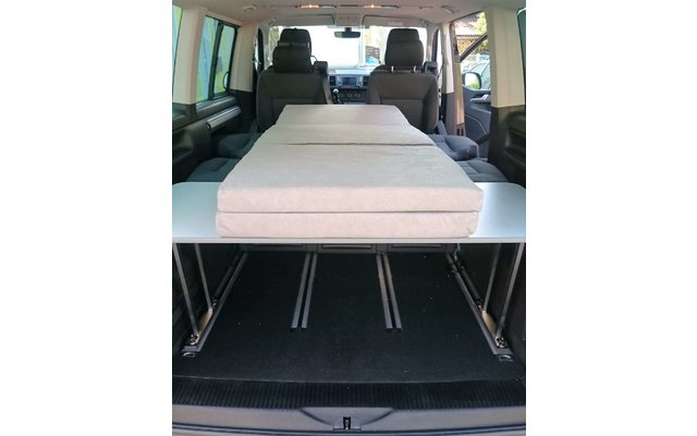 BusBoxx Konsole klappbar Gasdruckdämpfer T5 / T6 Multiflexboard