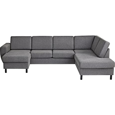 Rom Nordic venstrevendt U-sofa - antracit