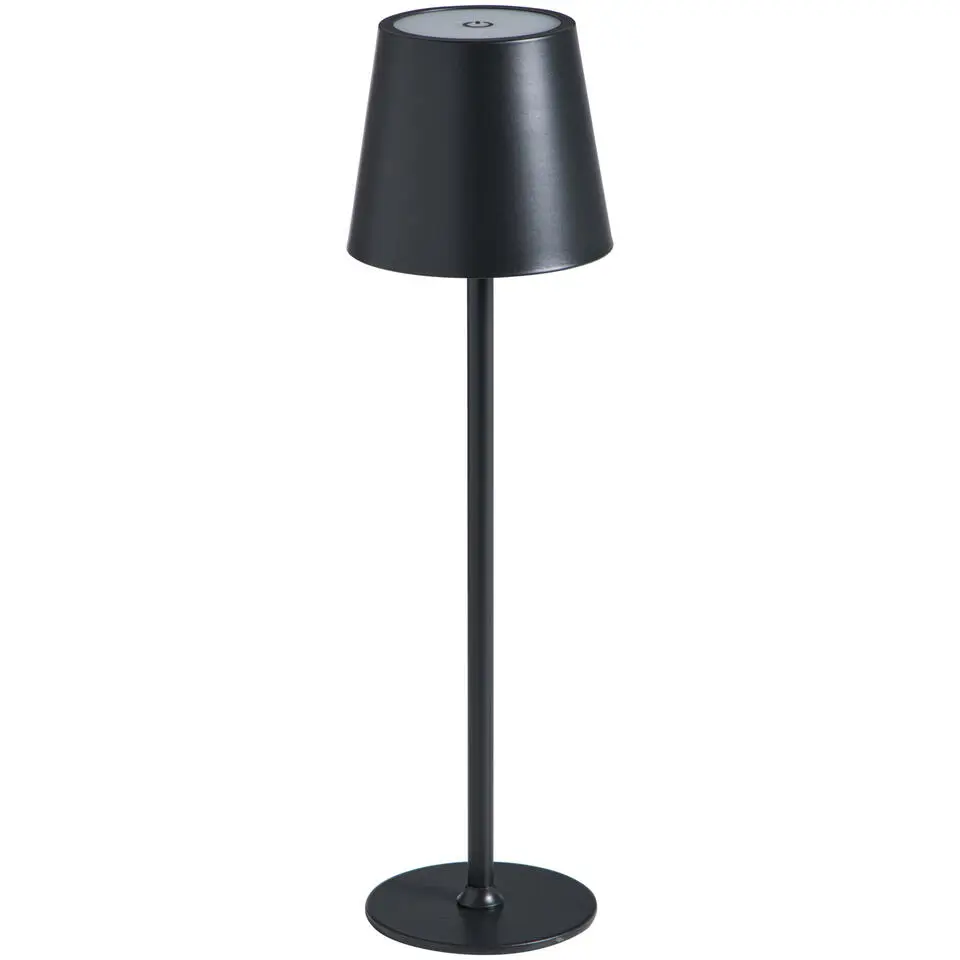 Tafellamp Lev grijs USB LED